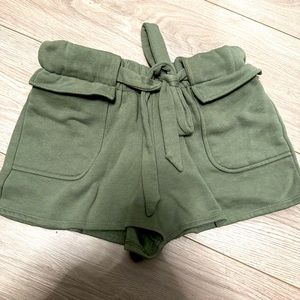 Soft fun shorts -light green size small